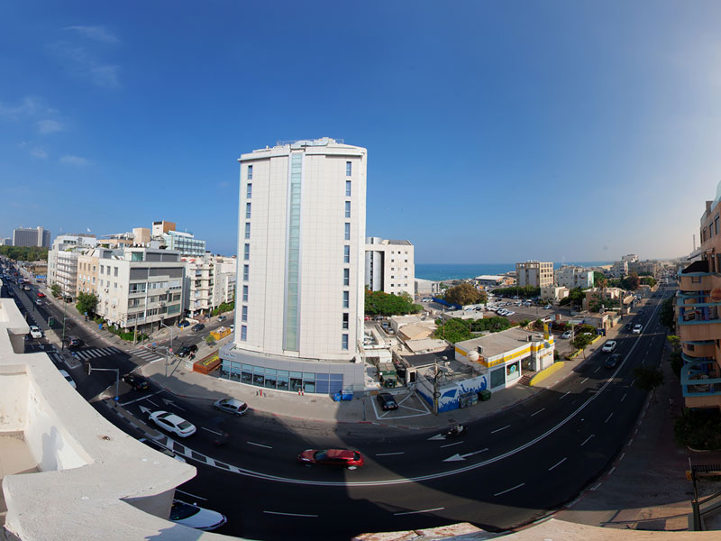 Vue panoramique de l'hôtel